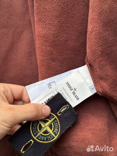 Zip худи stone island Brown (Оригинал Legit)