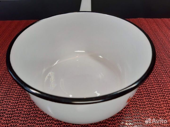 Ковш эмалированный Луговые цветы 1.5 л