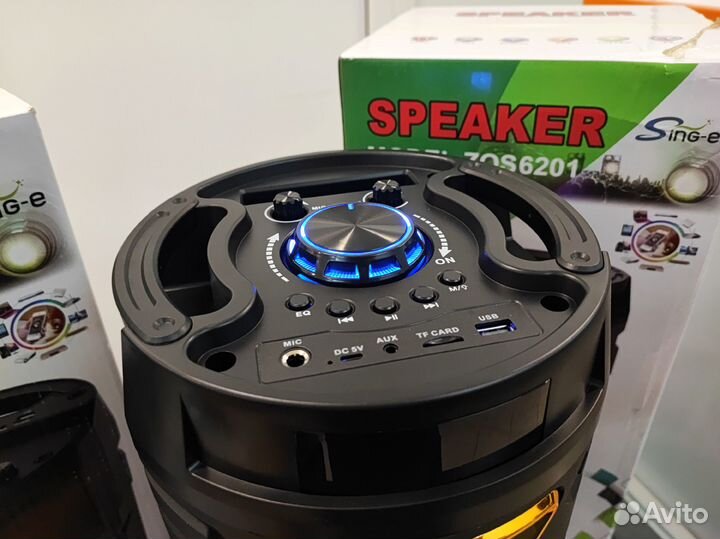 Колонка беспроводная, с караоке, новая