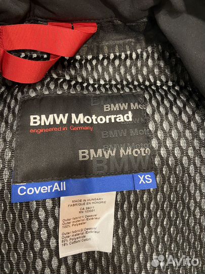Мотокомбинезон BMW Motorrad Coverall размер xs