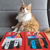 Прошитая Nintendo новая Switch Oled+любые игры