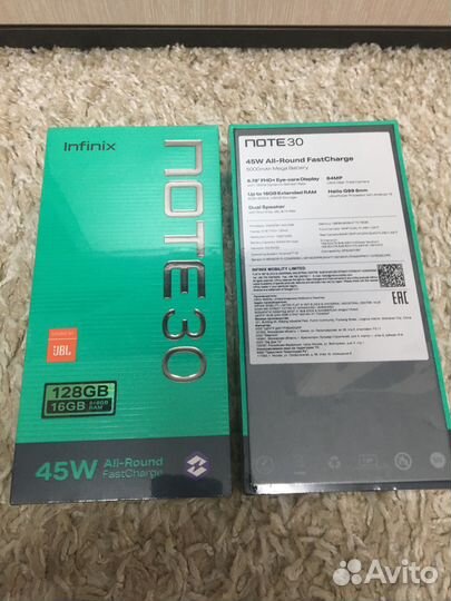 Infinix Note 30, 8/128 ГБ