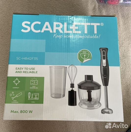 Блендер scarlett новый