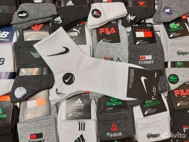 Носки Nike Adidas Puma Reebok