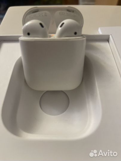 Беспроводные наушники Airpods 2 оригинал