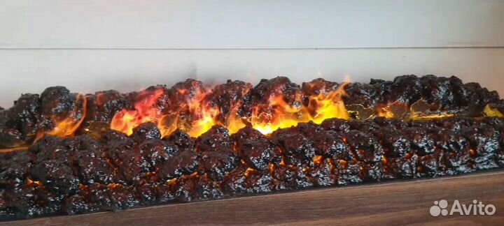 Паровой электрокамин 3d любой размер