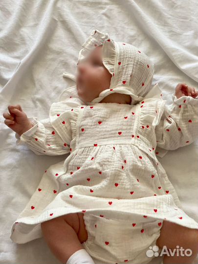 Платье чепчик блумеры