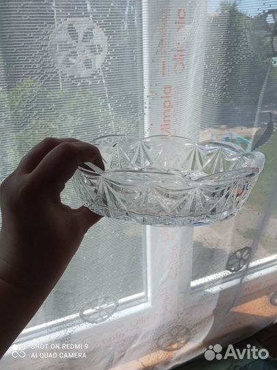 Салатник хрусталь СССР