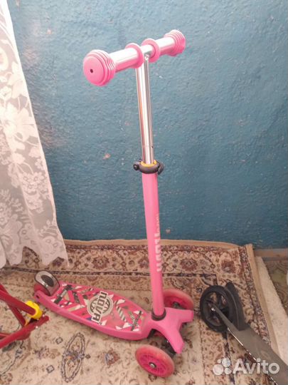 Самокат детский трехколесный бу