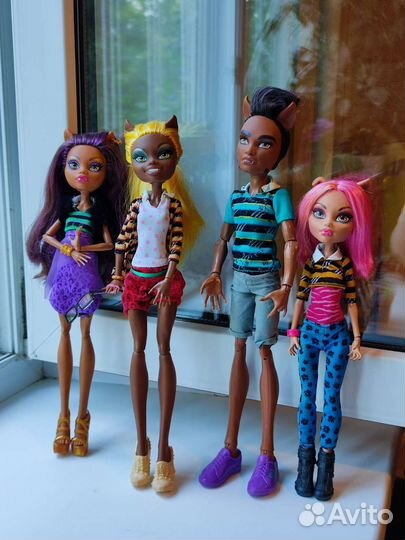 Кукла Монстер Хай сет Вульфов