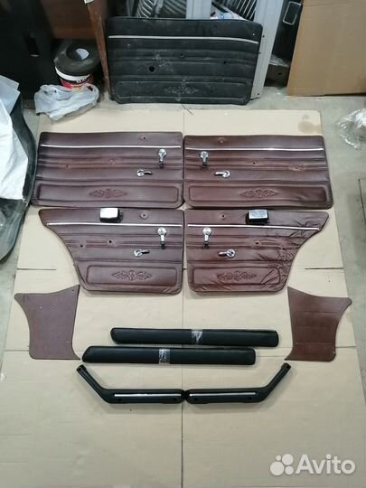 Коричневые дверные карты ваз 2106 Жигули