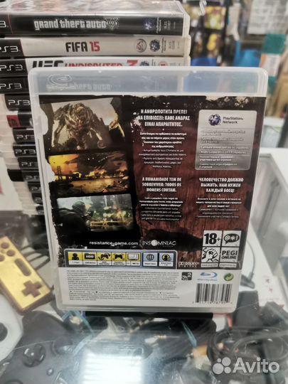 Диск Resistance 2 ps3