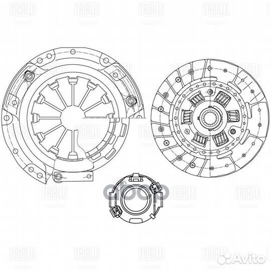 Сцепление в сборе для а/м Geely MK (08) /MK Cro