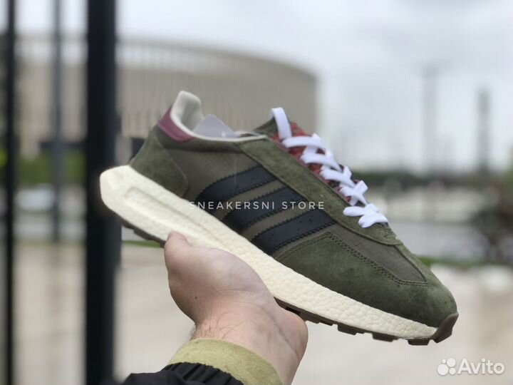 Кроссовки adidas retropy e5 khaki