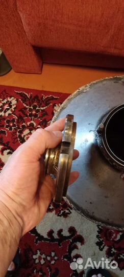 Бак 37 литров из нержавейки. Кламп 2 дюйма толстый