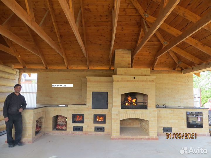 Печник.Барбекю,печные комплексы,камины,печи