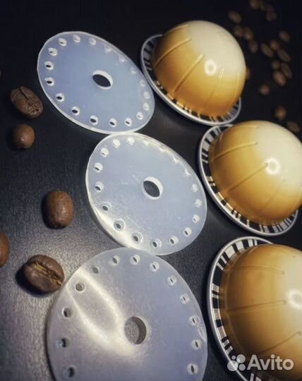 Многоразовые силиконовые крышки для капсул vertuo