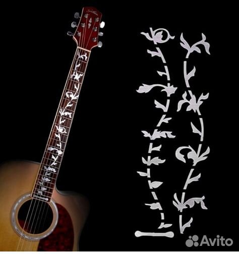 Наклейки и накладки на гитару