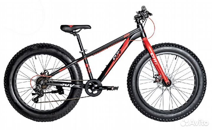 24 Novatrac fatbike SUV велосипед фэтбайк алюм дис