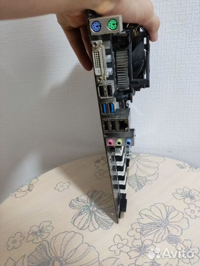 Материнская плата asrock h110 pro BTC+