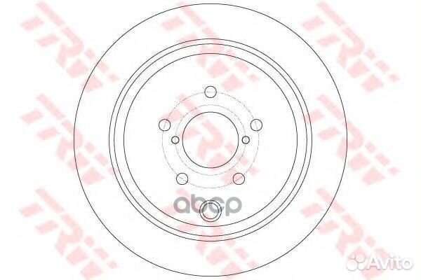 Диск тормозной задний subaru forester (SH), LEG