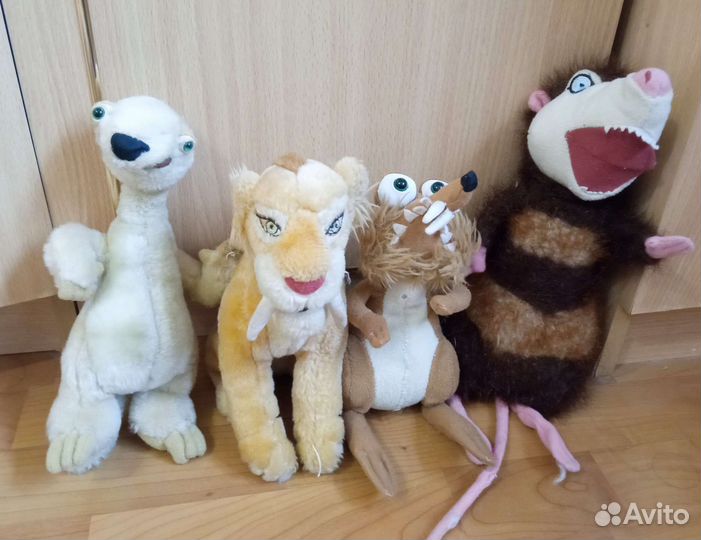 Мягкие игрушки из ледникового периода
