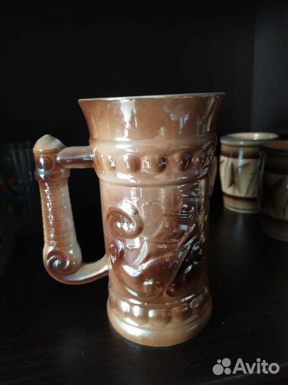 Кружка пивная керамическая