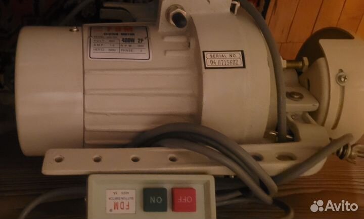 Фрикционный двигатель для швейной машины