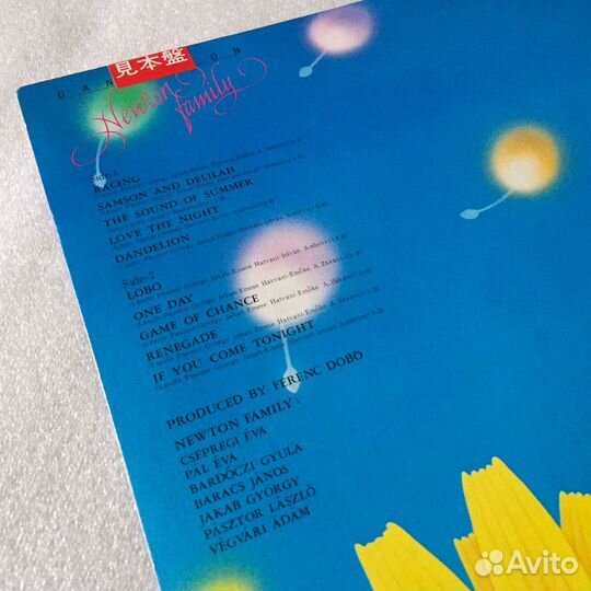 LP Newton Family -Dandelion (1981) Rare Promo, Jp