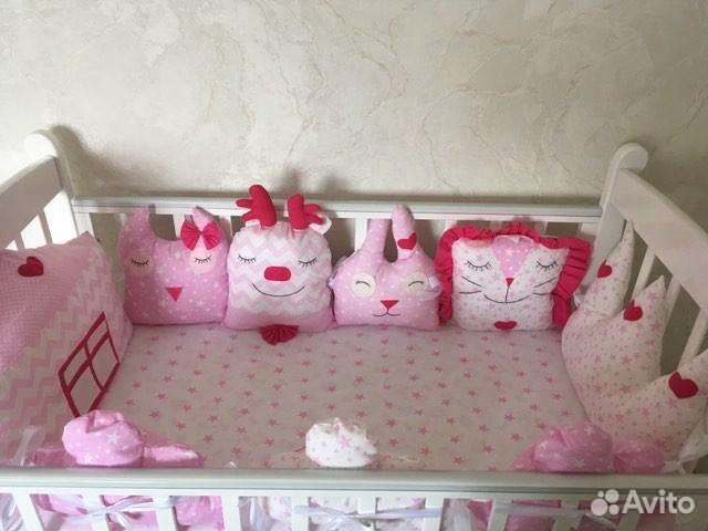 Бортики для детской кроватки