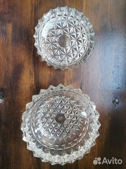 Ваза конфетница хрусталь