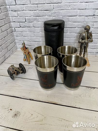 Стаканы дорожные металлические