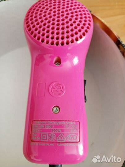 Фен siemens маленький (винтаж)