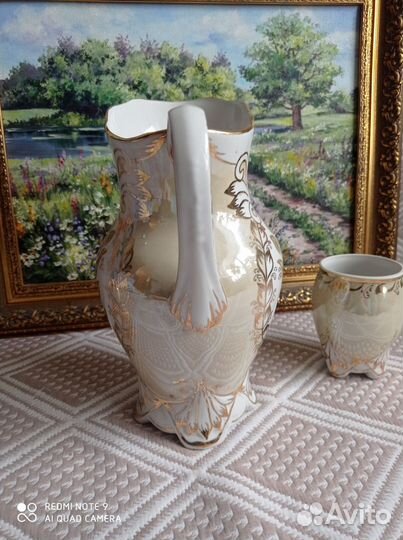 Фарфоровый кувшин СССР