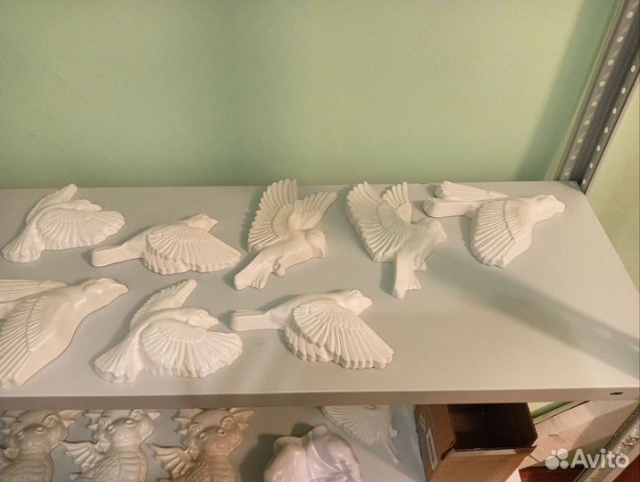 Гипсовые фигуры, изделия, декор, копилки, кашпо