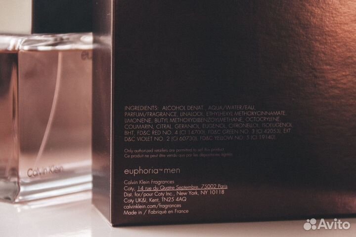 Туалетная вода Calvin Klein euphoria men 100 ml