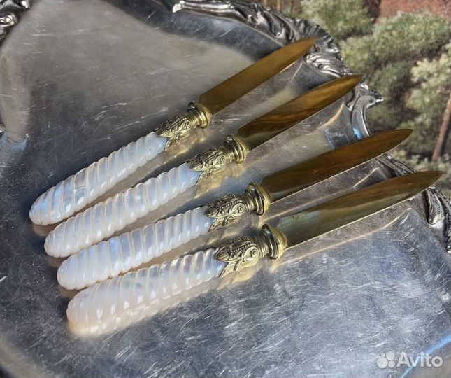 Ножи ручка натуральный перламутр Франция