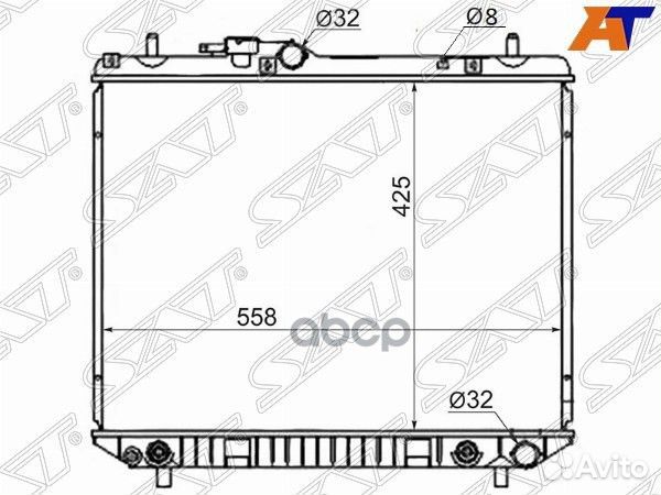 Радиатор Daihatsu Terios 97-06 / Terios Kid 98