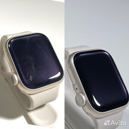 Полировка стекла Apple Watch, Замена стекла