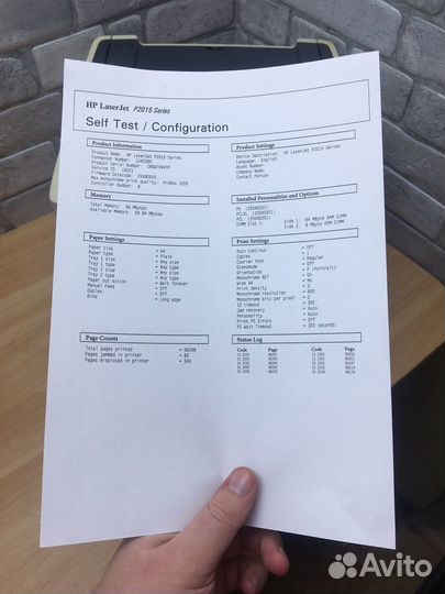 Лазерный принтер HP LaserJet P2015d. Новый картрид