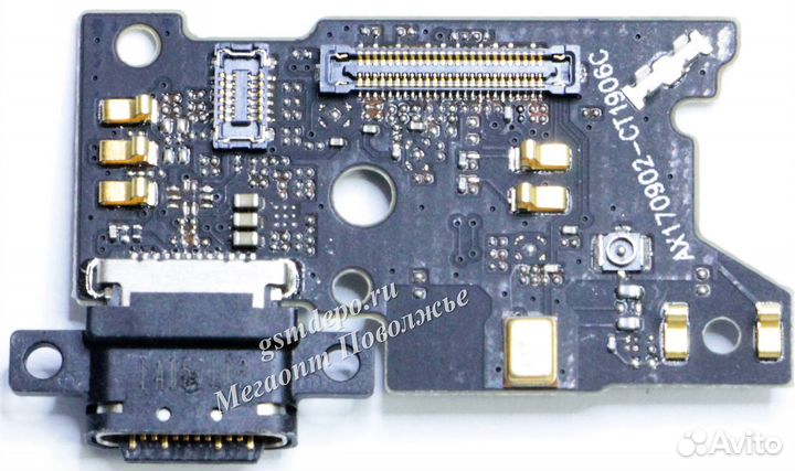 Шлейф Xiaomi Mi Note 3 на системный разъем плата