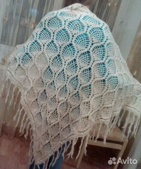 Шаль, 100 шерсть