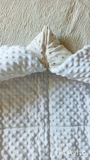 Зимний конверт одеяло на выписку