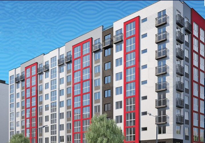 2-к. квартира, 62,3 м², 4/10 эт.