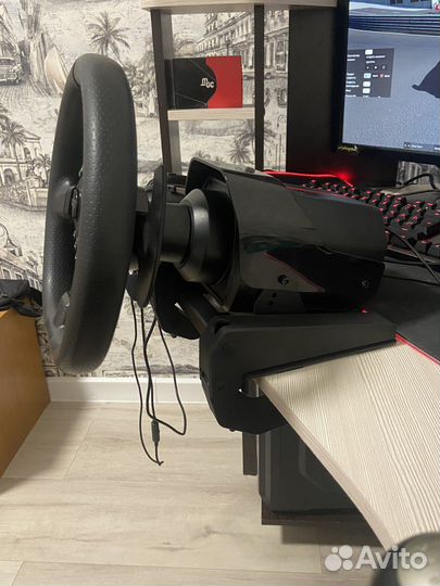 Игровой руль 900 градусов с кпп