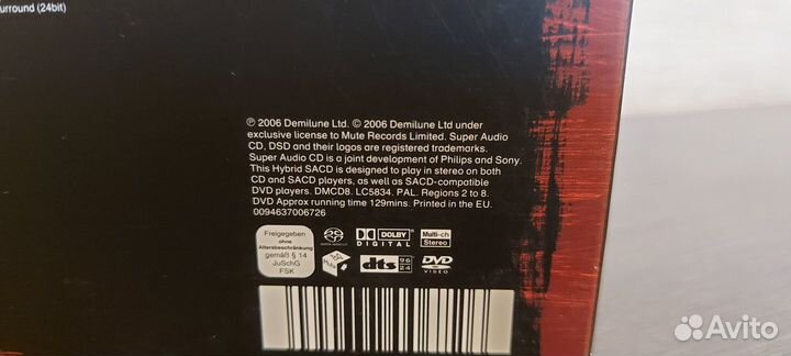 Sacd диск Depeche Mode:Songs Of Faith And Devotion