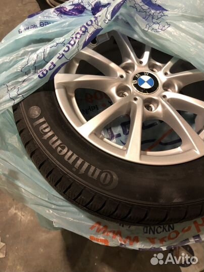 Диски бмв 1 и 3 серии с зимней резиной