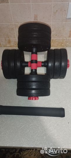 Гантели разборные штанги два по 6кг каждый