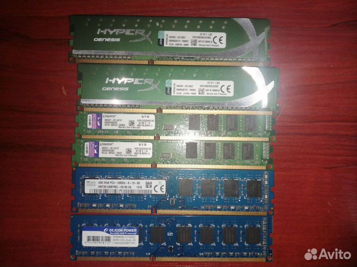 DDR3 16gb 1600-1866mghz наборы и ddr4