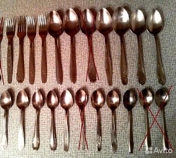 Советские ложки, вилки,ножи